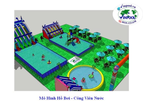 Mô hình công viên nước 430 k  Đồ dùng Mầm Non  Bon Bon shop  Facebook